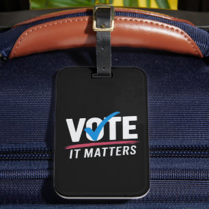 Vote Election 2024 Voter Democrat Politics  Luggage Tag
