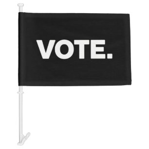 Vote Election 2024 Voting Rights Suffrage Car Flag