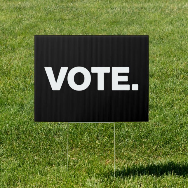 Vote Election 2024 Voting Rights Suffrage Sign (Insitu)