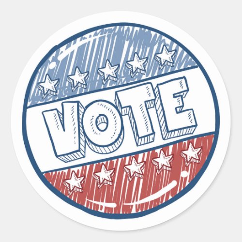 Vote Election Ballot Stickers