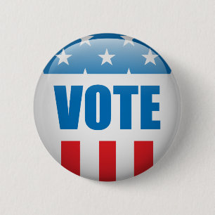 Vote Election Day Us Button