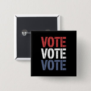 Vote Election Politics Voting Voter Registration Button