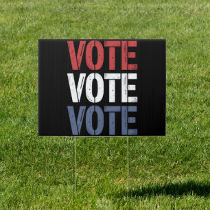Vote Election Politics Voting Voter Registration Sign