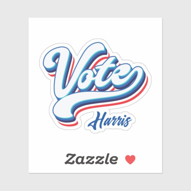 Vote Election Typography  Sticker (Sheet)