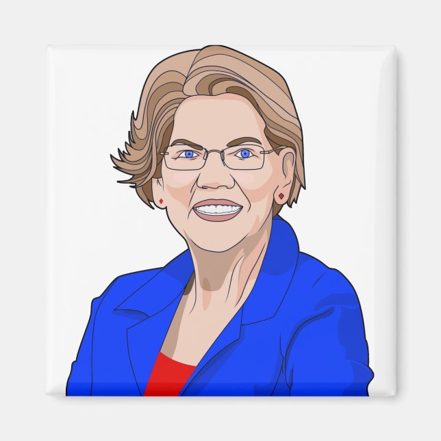 vote elizabeth warren magnet (Front)