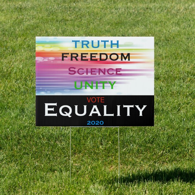 VOTE EQUALITY 2020 SIGN (Insitu)