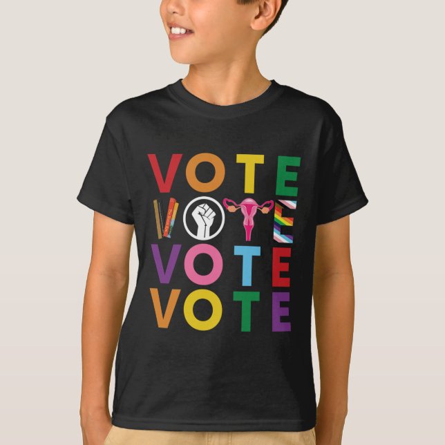 Vote Equality Progress Sticker1  T-Shirt (Front)