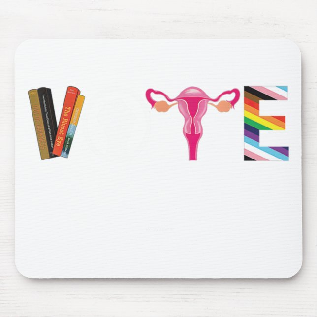 Vote Equality Progress Sticker  Mouse Pad (Front)
