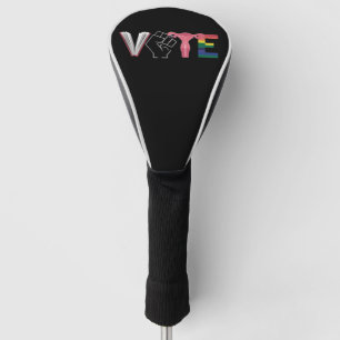 Vote Feminist Women's Rights Banned Books LGBTQ Golf Head Cover