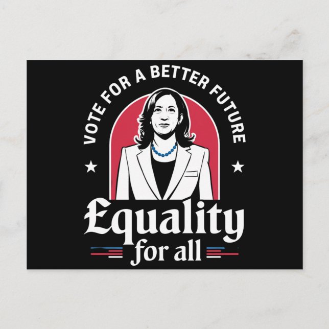 Vote For A Better Future USA President 2024 Postcard (Front)