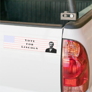 Vote for Abraham Lincoln Bumper Sticker