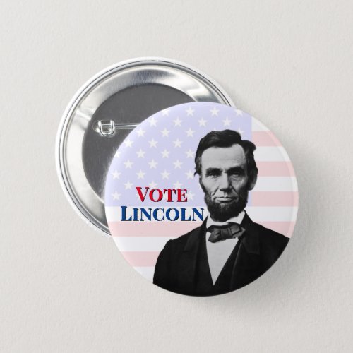 Vote for Abraham Lincoln Button