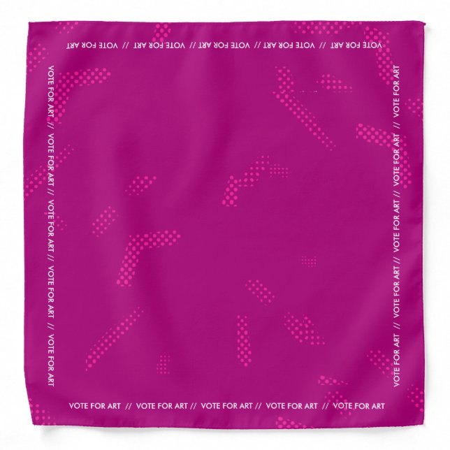 Vote for Art Bandana (Front)