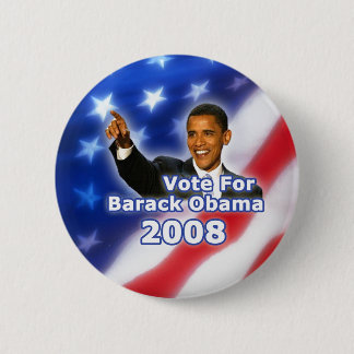 Vote for Barack Obama Button