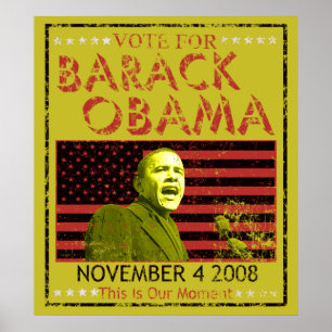 Vote for Barack Obama Posters