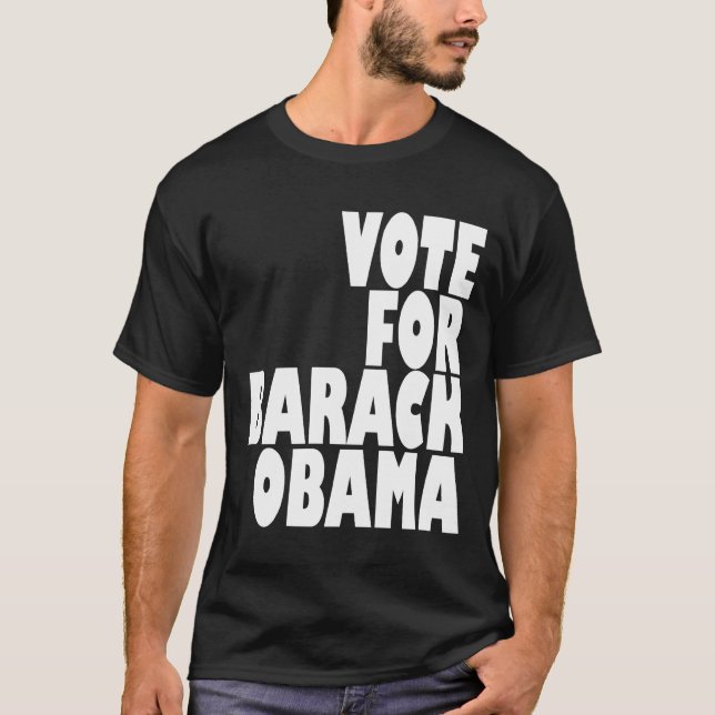 Vote For Barack Obama T-Shirt (Front)