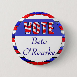 Vote for Beto O'Rourke 2020  Election Button