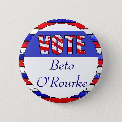 Vote for Beto ORourke 2020  Election Button