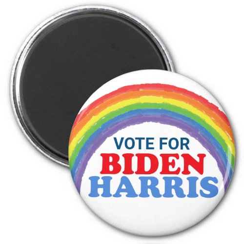 Vote for Biden Harris Rainbow Election Magnet