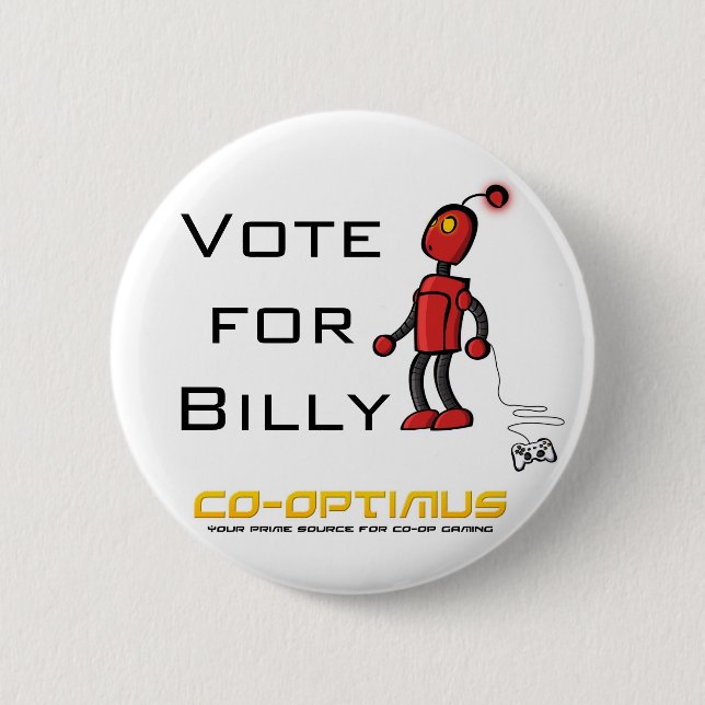 Vote for Billy Button (Front)