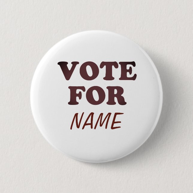 VOTE FOR BUTTON (Front)