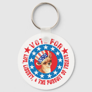 Vote for Chihuahua Keychain