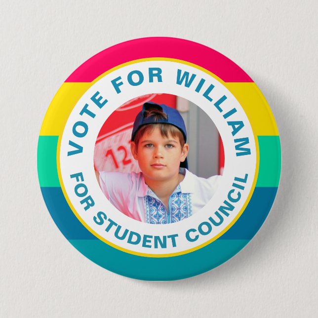 Vote for Class President: Student Council  Button (Front)
