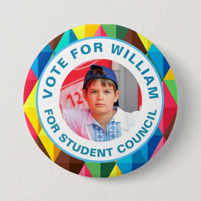 Vote for Class President: Student Council  Button (Front)