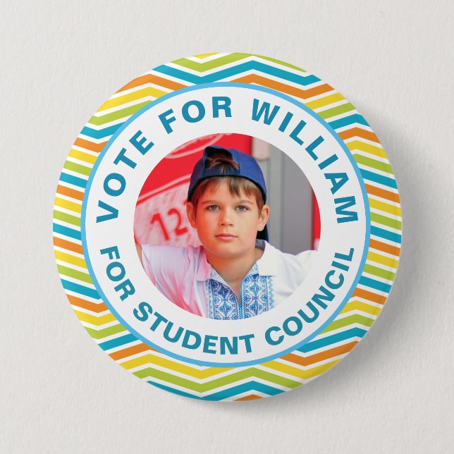 Vote for Class President: Student Council  Button (Front)