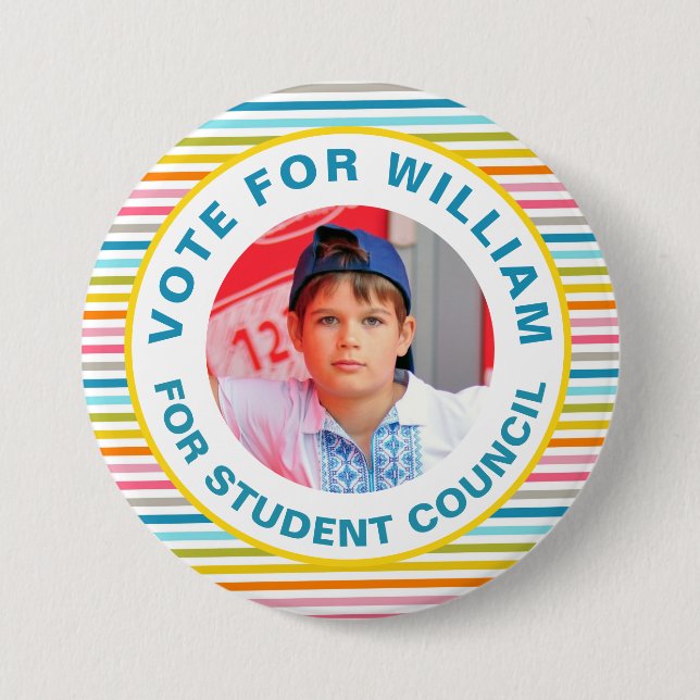 Vote for Class President: Student Council  Button (Front)