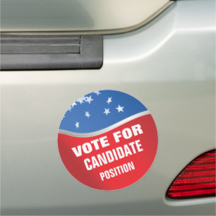 Vote For custom campaign election Car Magnet