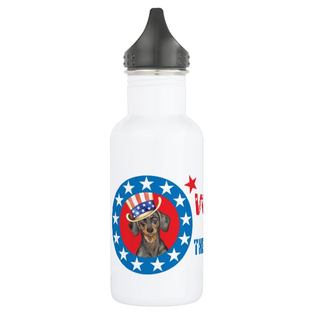 Vote for Dachshund Water Bottle (Left)