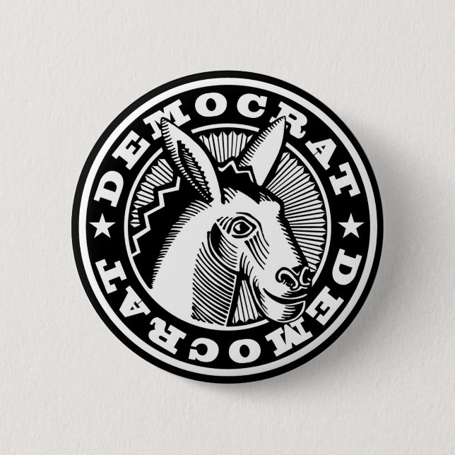 VOTE FOR DEMOCRATS BUTTON (Front)