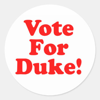 Vote For Duke Phillips Sticker