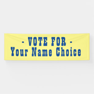 Vote For Election Candidate Banner