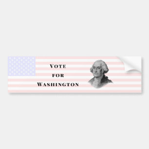 Vote for George Washington Bumper Sticker