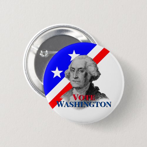 Vote for George Washington Button