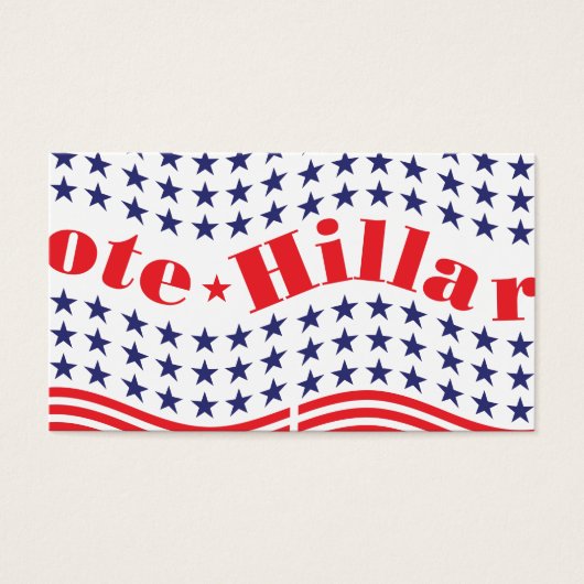 vote for hillary (Front)