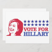 vote for hillary (Front/Back)