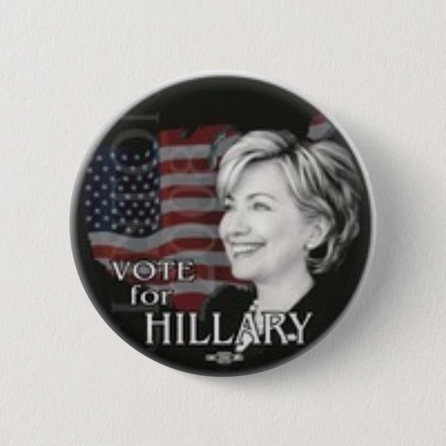 vote for hillary button (Front)