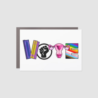 Vote for Human Rights Car Magnet