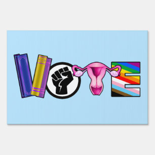 Vote for Human Rights Sign