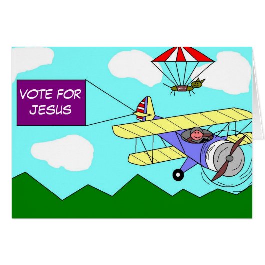 Vote For Jesus Cards (Front Horizontal)