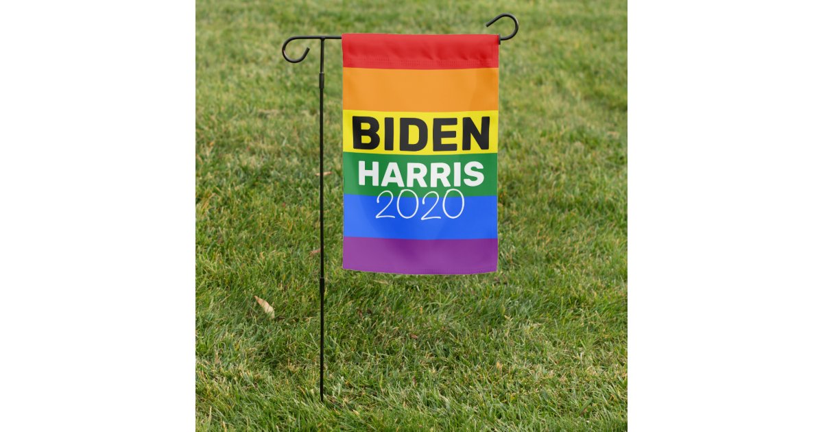 Vote For Joe Biden Kamala Harris 2020 Garden Flag Zazzle Com