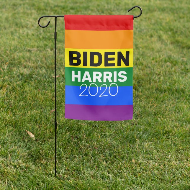 Vote for Joe Biden & Kamala Harris 2020 Garden Flag (In SItu)