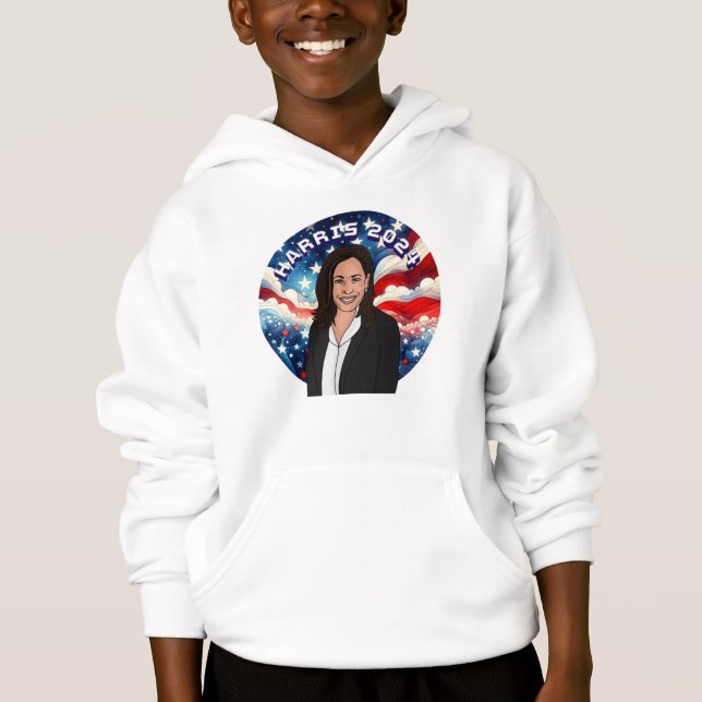 Vote for Kamala Harris 2024 Hoodie (Front)