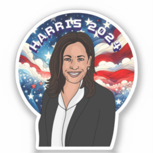 Vote for Kamala Harris 2024 Sticker