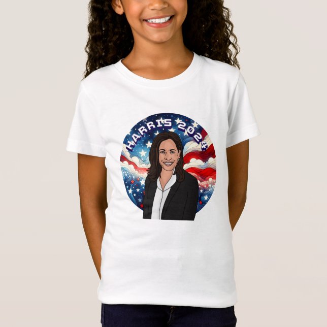 Vote for Kamala Harris 2024 T-Shirt (Front)