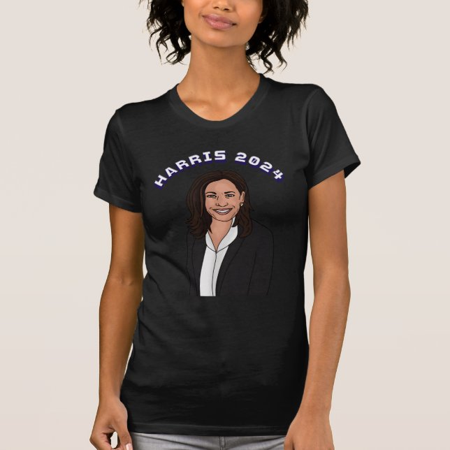 Vote for Kamala Harris 2024 T-Shirt (Front)