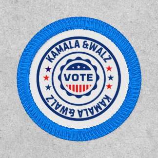 Vote for Kamala harris and walz Patch